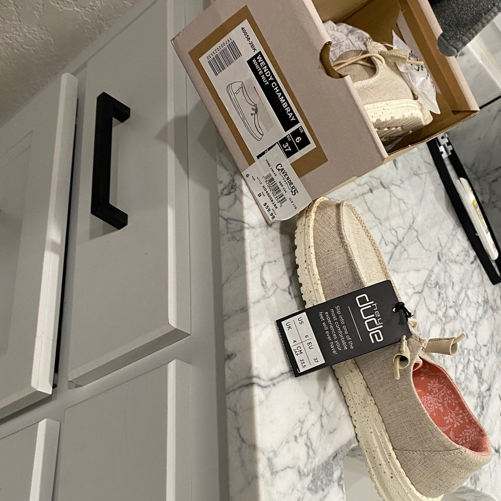 Hey Dude Light Tan Slip-On Shoes